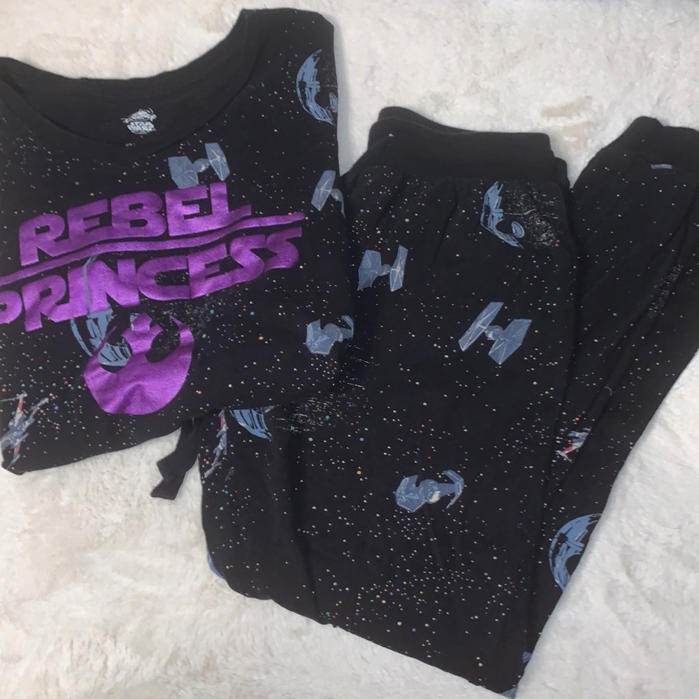 Small Disney Store Star Wars Rebel Princess Pajama Set